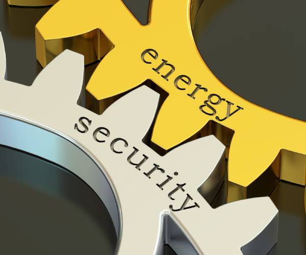 gears with the words energy security