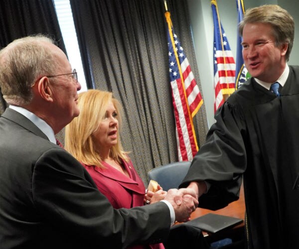 Justice Kavanaugh Swears In Tennessee Sen. Marsha Blackburn