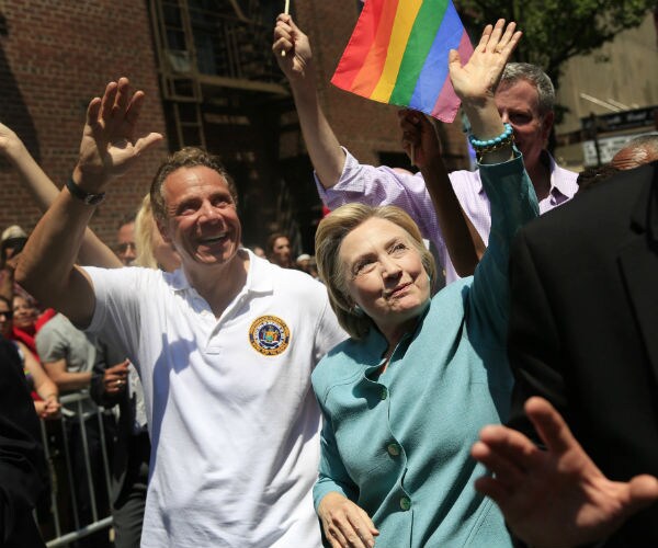 Hillary Clinton Marches in New York's Gay Pride Parade