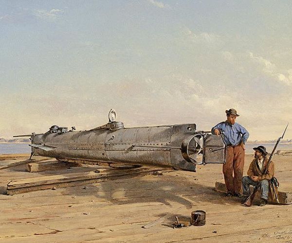 Confederate Submarine Crew Torpedoed Themselves?