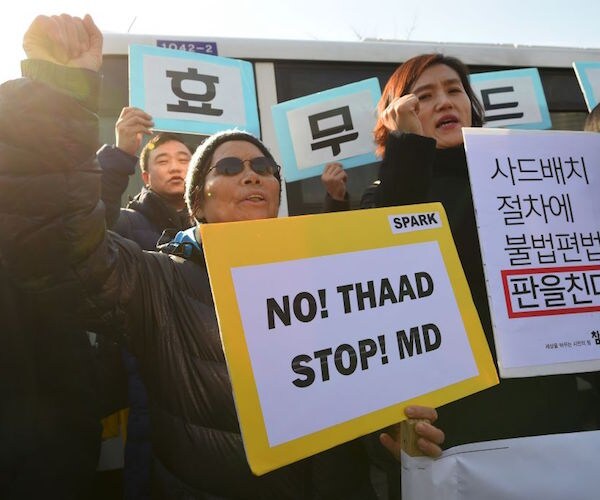 China: THAAD Missile Defense System in South Korea is a Threat