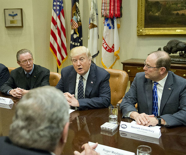 Law Enforcement Officials Praise Trump After White House Meeting