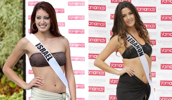 Miss Israel, Miss Lebanon Selfie Causes a Big Uproar Back Home