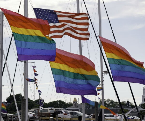 gay pride flags