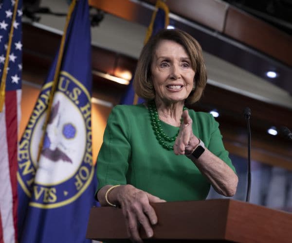 Pelosi Takes Hard Line on Paying for Trump's Border Wall