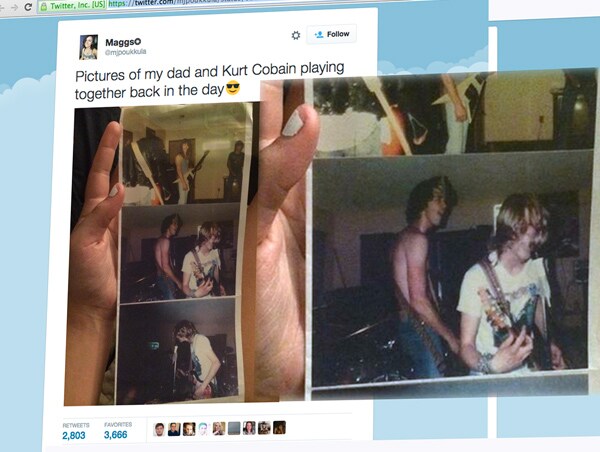 Nirvana First Gig Pics Tweeted by Teen Were Never Seen Before