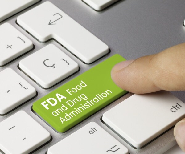 green button on computer keyboard says Food and Drug Administration