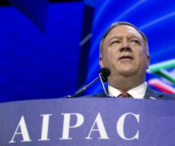 mike pompeo speaks at the american israel public affairs committee