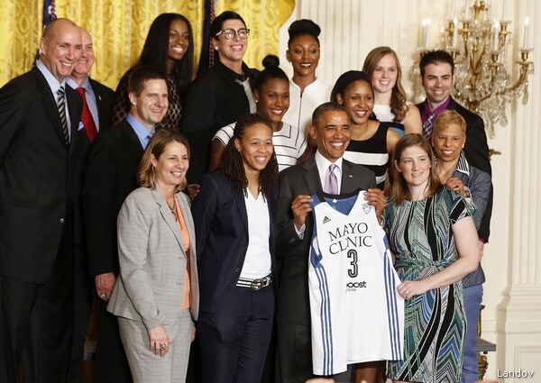 Obama Lynx White House: President Congratulates WNBA Champions