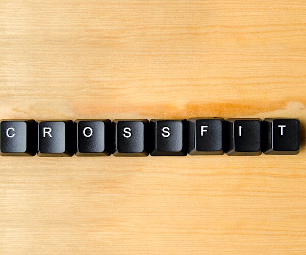 keyboard key caps spell out crossfit