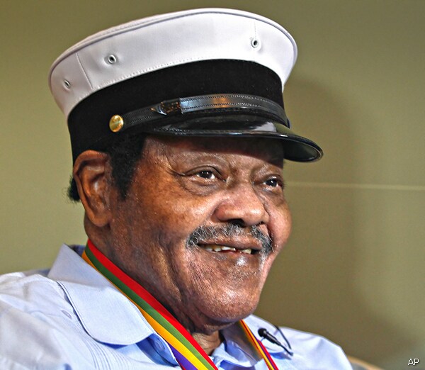 Fats Domino Turns 86 as Grand Marshal of Mardi Gras Parade