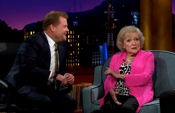 Betty White's Prank Call Caught Too 'Late Late' by James Corden