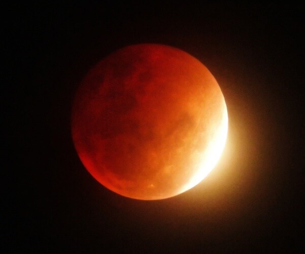 Super blood moon lunar eclipse
