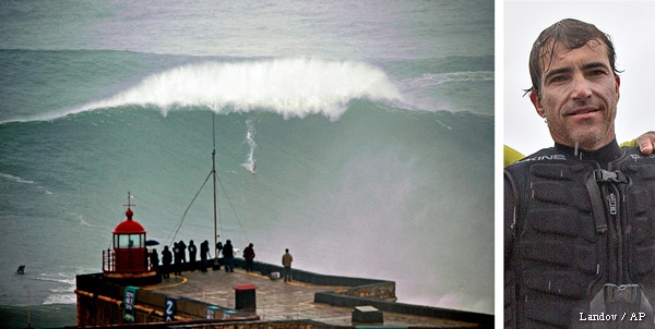 Carlos Burle: Surfer Catches Huge Wave, May Be New World Record