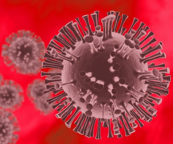 coronavirus particles