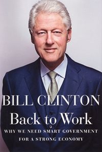 Image of Bill Clinton's new book "Back to Work."