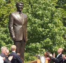 Statue Of Ronald Reagan Unveiled In London 